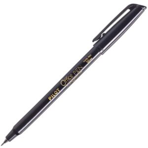 Caneta Hidrografica Office Pen 1.0 Preta - Imagem 1