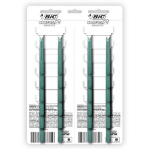 Barbeador Descartavel Bic COMFORT2 Verde 12BLX2UND. - Imagem 2