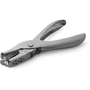 Perfurador de Papel 1 Furo Metal 6MM P/8FLS. - Imagem 1