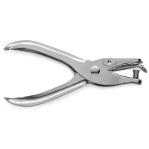 Perfurador de Papel 1 Furo Metal 6MM P/8FLS. - Imagem 2
