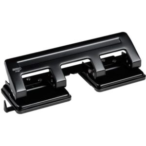 Perfurador de Papel Metal 4 Furos P/20FLS Preto - Imagem 2