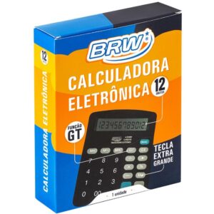 Calculadora de Mesa 12 Dig. 18X14X4CM Preta - Imagem 2