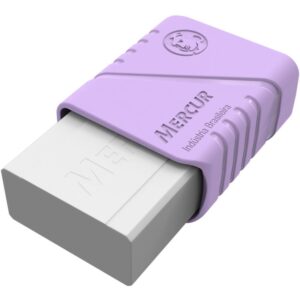 Borracha Branca Tr C/Capa Plastica Tons Pastel - Imagem 2