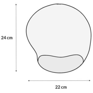 Mouse Pad Neoprene Ergon.full Black - Imagem 5
