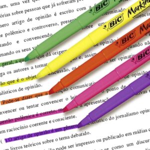 Caneta Marca Texto Marking Rosa - Imagem 4