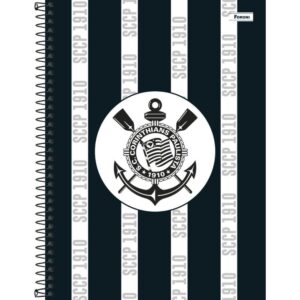 Caderno 01X1 Capa Dura Corinthians 80FLS. - Imagem 3