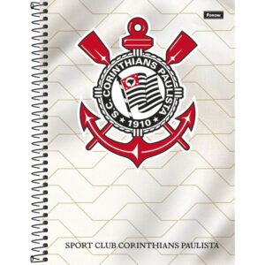 Caderno 01X1 Capa Dura Corinthians 80FLS. - Imagem 4