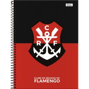 Caderno 01X1 Capa Dura Flamengo 80FLS. - Imagem 2