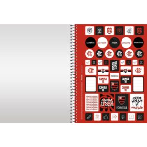 Caderno 01X1 Capa Dura Flamengo 80FLS. - Imagem 4