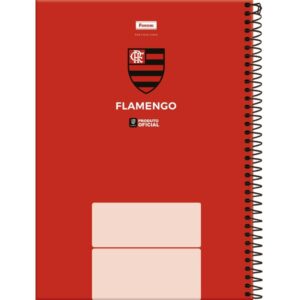 Caderno 10X1 Capa Dura Flamengo 160FLS. - Imagem 4