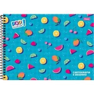 Caderno Desenho Univ Capa Dura Pop Collection 96FLS.