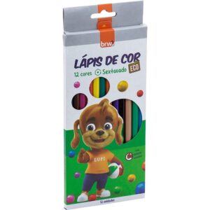 Lapis de Cor Sextavado Eco 12 Cores - Imagem 2