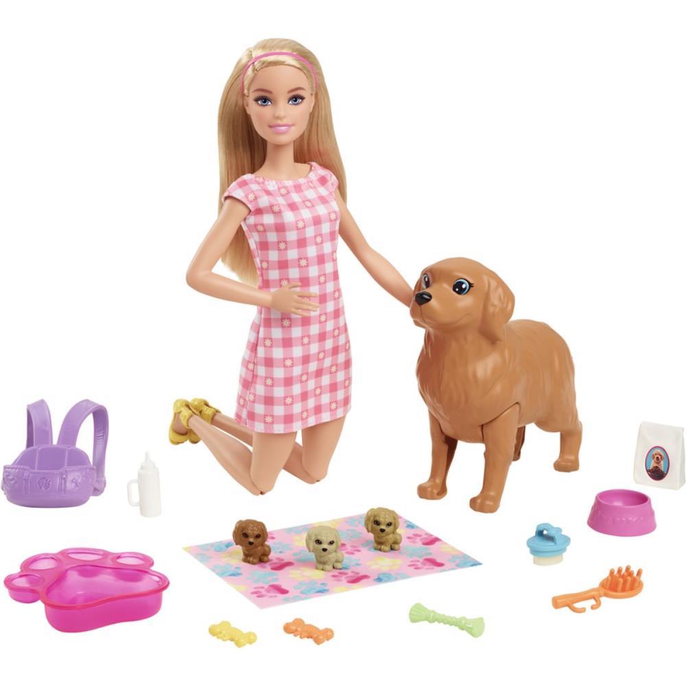 Barbie Family Cjto Filhotes Recém-Nascidos