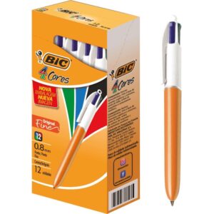 Caneta Esferografica Bic 4 Cores Fine - Imagem 1