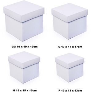 Caixa para Presente com Tampa 13X13X13CM (S) - Imagem 2