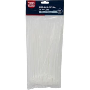 Abracadeira Nylon Branca 4,8X200MM. - Imagem 2
