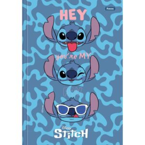 Caderno Brochurao Capa Dura Stitch 80FLS.