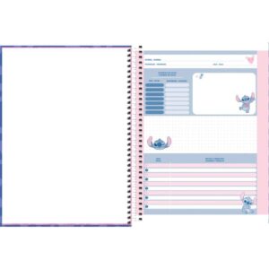Caderno 10X1 Capa Dura Stitch 160FLS. - Imagem 7
