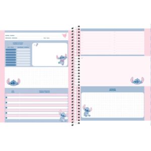 Caderno 10X1 Capa Dura Stitch 160FLS. - Imagem 8