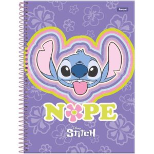 Caderno 01X1 Capa Dura Stitch 80FLS. - Imagem 1