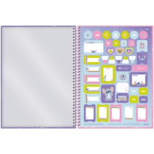 Caderno 01X1 Capa Dura Stitch 80FLS. - Imagem 5