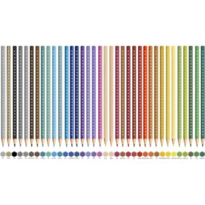 Lapis de Cor Sextavado Bic Kids Madeira 36 Cor. - Imagem 2