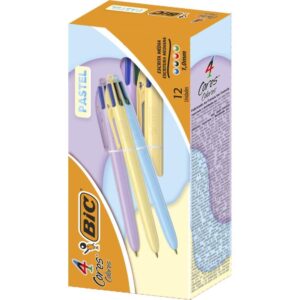 Caneta Esferografica Bic 4 Cores Pastel Sortidas - Imagem 2
