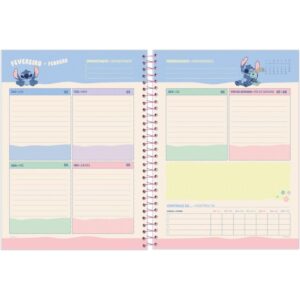 Agenda/Planner 2027 Stitch 80F.177X240MM - Imagem 6