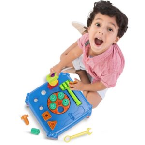 Brinquedo para Montar Bancada Mecanico 36PCS Bloco - Imagem 2
