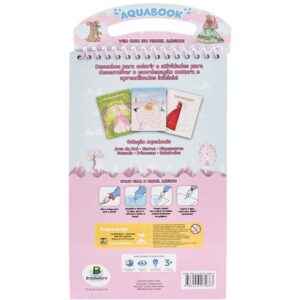 Livro Aquabook Princesas 27,6X13,6CM 10PAG - Imagem 3