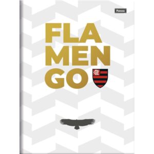 Caderno Brochurao Capa Dura Flamengo 80FLS.