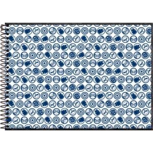 Caderno Desenho Univ Capa Dura Marvel Comics 80FLS. - Imagem 2