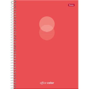 Caderno 01X1 Capa Dura Office Color 80FLS. - Imagem 3
