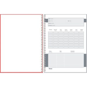 Caderno 01X1 Capa Dura Office Color 80FLS. - Imagem 5