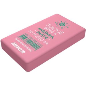 Borracha Colorida Pull Pack Retang 1LILAS/1ROSA - Imagem 2