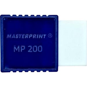 Borracha Branca Mp-200 com Capa Azul - Imagem 1