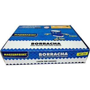 Borracha Branca Mp-200 com Capa Azul - Imagem 2