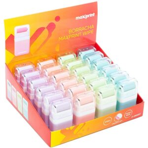 Borracha Colorida Wipe Tons Pastel - Imagem 1