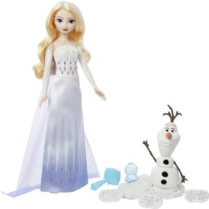 Boneca Disney Frozen Elsa e Olaf Avent.neve - Imagem 1