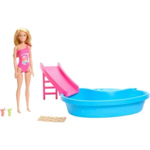 Barbie Estate Piscina Glam com Boneca Loira - Imagem 1