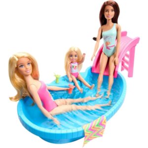 Barbie Estate Piscina Glam com Boneca Loira - Imagem 4