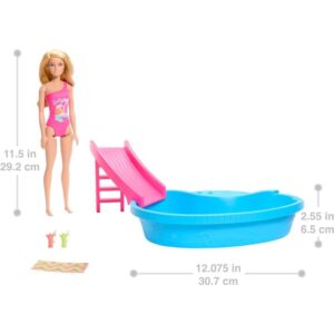 Barbie Estate Piscina Glam com Boneca Loira - Imagem 5