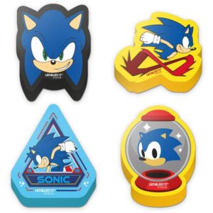 Borracha Decorada Sonic C/Forma (S) - Imagem 1
