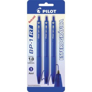 Caneta Esferografica Retratil Bp-1 1.0 Azul - Imagem 1