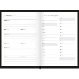 Agenda 2027 Compacta Preta 176F.123X170MM - Imagem 2