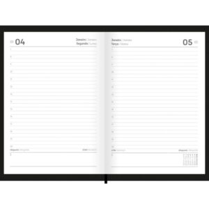Agenda 2027 Compacta Preta 176F.123X170MM - Imagem 4