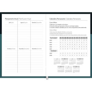 Agenda Permanente Color Executiva 192F.145X205MM - Imagem 4