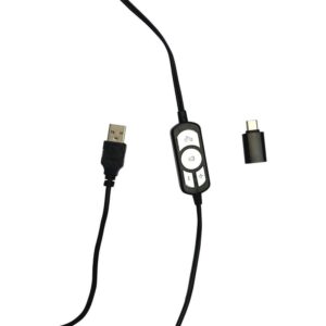 Fone de Ouvido Heardset USB C/Adap.usb C - Imagem 3