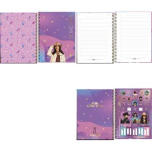 Caderno 01X1 Capa Dura Ana Castela 80FLS. - Imagem 2