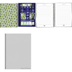 Caderno 01X1 Capa Dura Orbit 80FLS. Connect - Imagem 2